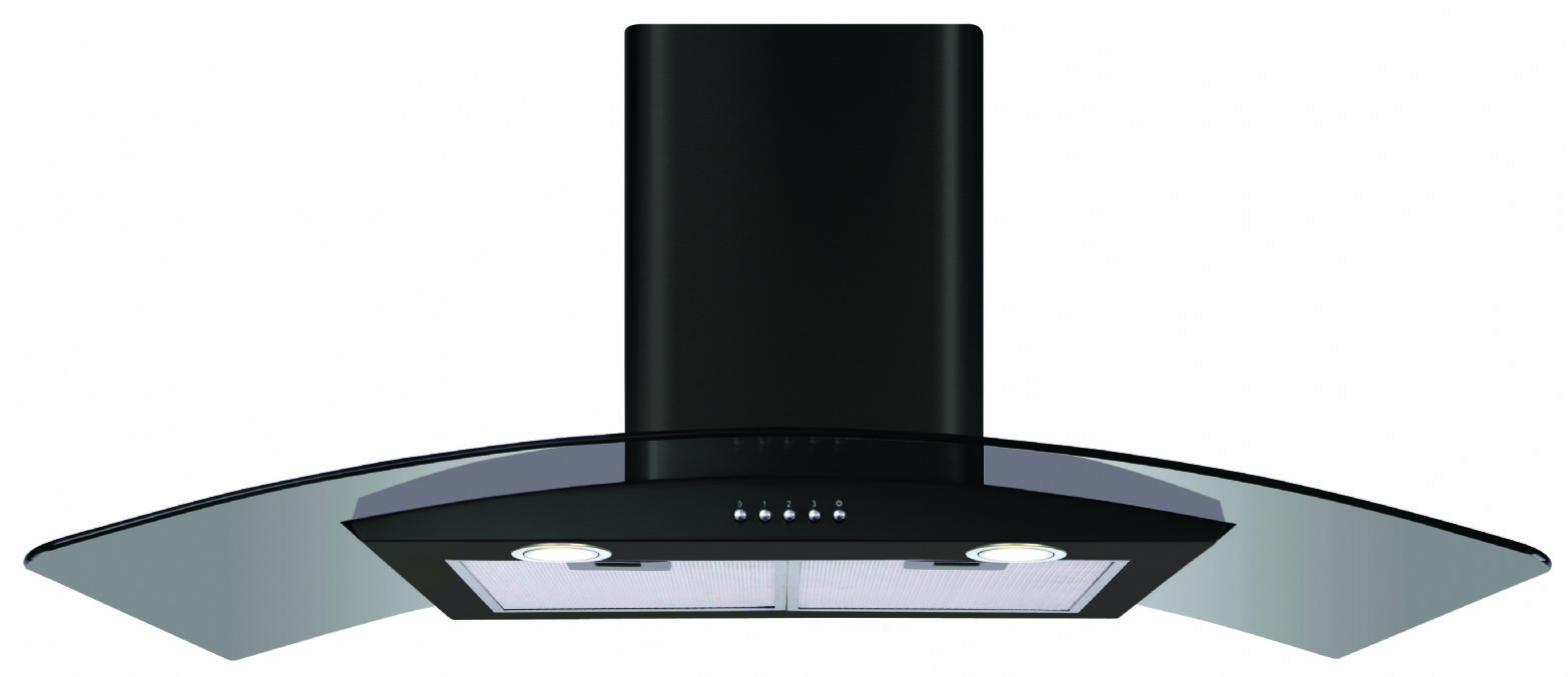 Cda ECP102 100cm Hood in Black or Stainless Steel